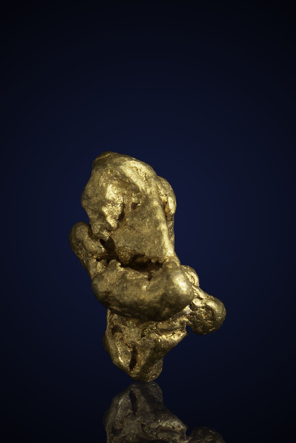 (image for) Organic, Sculptural Natural Gold Nugget - Alaska - 1.58 grams